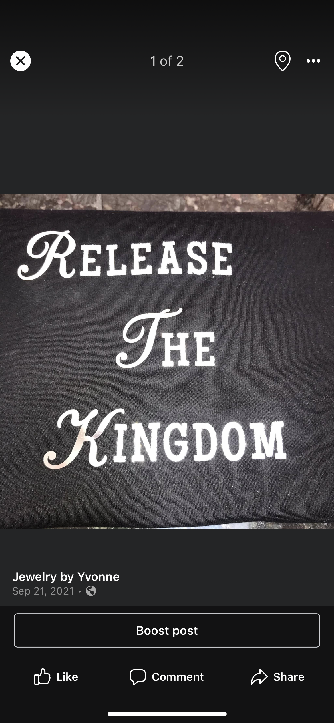 Women’s Release the Kingdom (black)