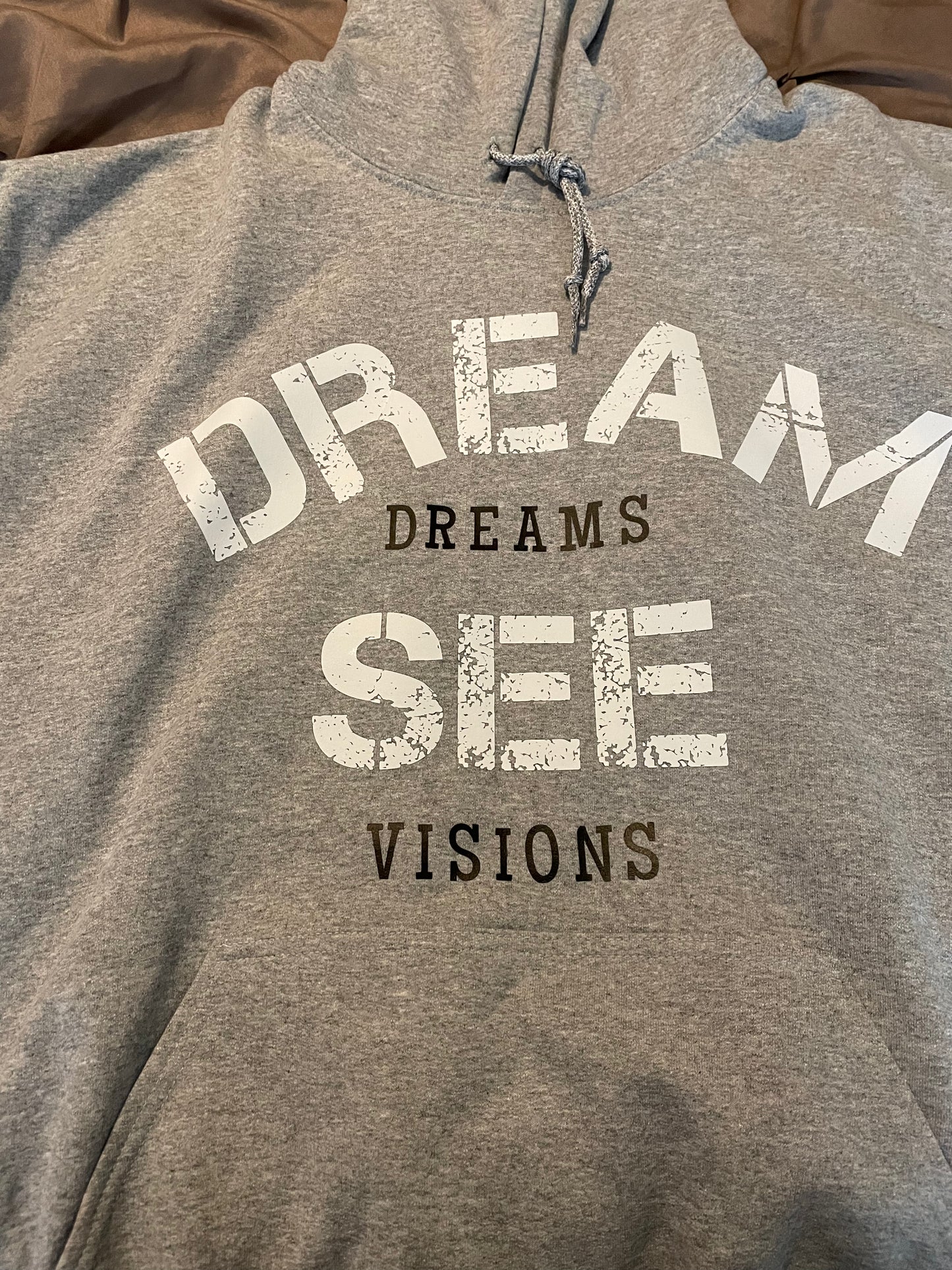 Mens Dream dreams See visions (hoodie)